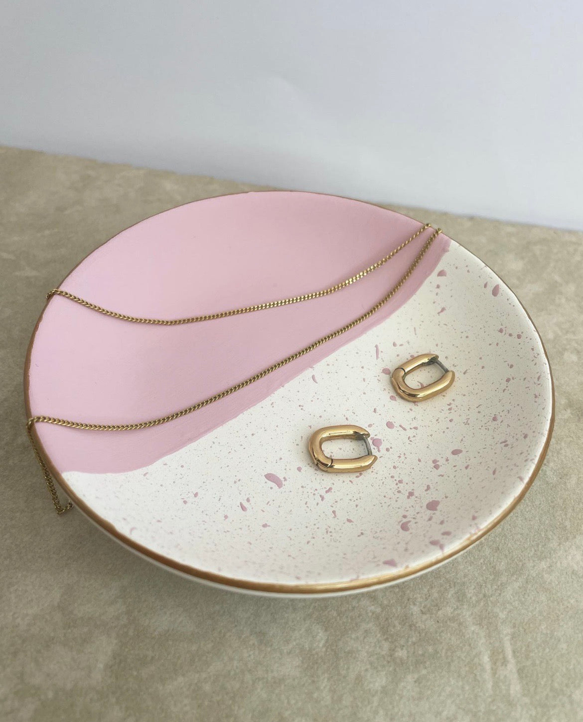 Ceramic trinket dish - Raspberry