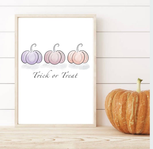 Trick or Treat Print